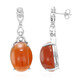 Boucles d'oreilles en argent et Aragonite de Capillitas