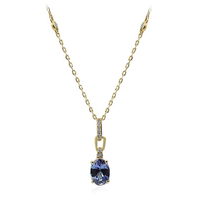 Collier en or et Tanzanite non chauffée (CIRARI)