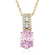 Collier en or et Kunzite AAA (AMAYANI)