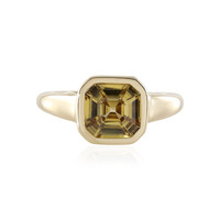 Bague en or et Zircon jaune