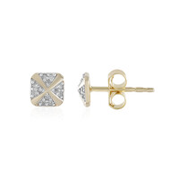 Boucles d'oreilles en argent et Diamant I2 (I)