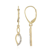 Boucles d'oreilles en or et Diamant SI1 (H)