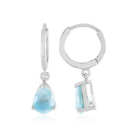 Boucles d'oreilles en argent et Larimar