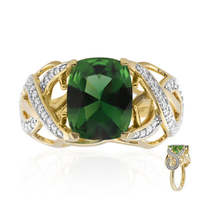 Bague en or et Tourmaline chromifère (Rifkind 1894 Collection)