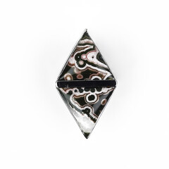 Pendentif en argent et Jaspe Océan