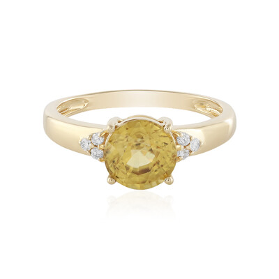 Bague en or et Zircon jaune (AMAYANI)