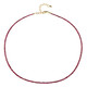 Collier en argent et Spinelle rouge noble