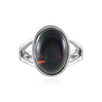 Bague en argent et Opale Mezezo