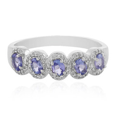 Bague en argent et Tanzanite