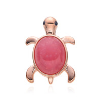 Pendentif en argent et Rhodochrosite