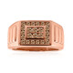 Bague pour homme en or et Diamant rose de France SI1 d'Argyle  (Annette)