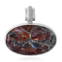 Pendentif en argent et Pietersite