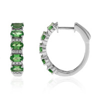 Boucles d'oreilles en or et Tsavorite du Kenya AAA  (CIRARI)