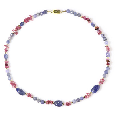 Collier en argent et Tanzanite