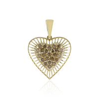 Pendentif en or et Diamant champagne I2 (Ornaments by de Melo)