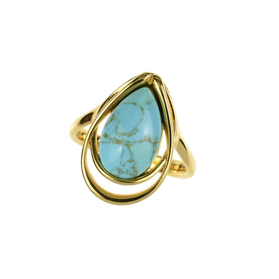 Bague en argent et Turquoise (dagen)