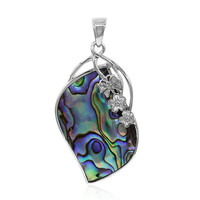 Pendentif en argent et Coquillage d'Abalone (Art of Nature)