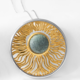 Pendentif en argent et Fuchsite (dagen)