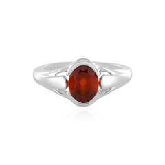 Bague en argent et Grenat Hessonite