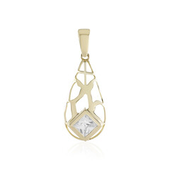 Pendentif en or et Zircon (Ornaments by de Melo)