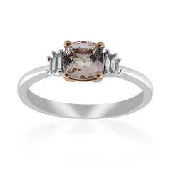 Bague en or et Morganite AAA