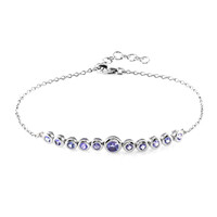 Bracelet en argent et Tanzanite