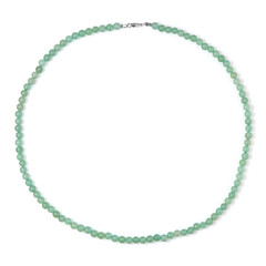 Collier en argent et Aventurine verte