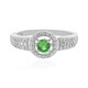 Bague en argent et Grenat Tsavorite