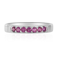 Bague en argent et Grenat Rhodolite