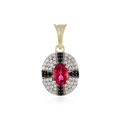 Pendentif en or et Tourmaline rose (Adela Gold)