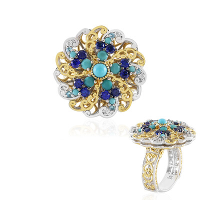 Bague en argent et Turquoise Sleeping Beauty (Gems en Vogue)