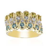 Bague en or et Topaze bleu Suisse (Adela Gold)