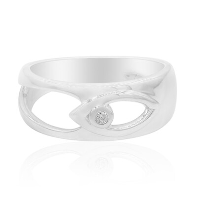 Bague en argent et Diamant I1 (G) (Annette)