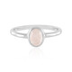 Bague en argent et Quartz rose (MONOSONO COLLECTION)