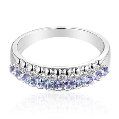 Bague en argent et Tanzanite