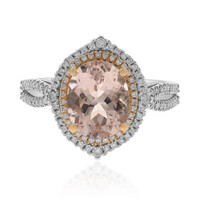 Bague en or et Morganite AAA (AMAYANI)