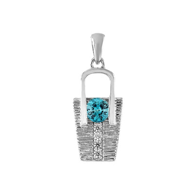 Pendentif en argent et Zircon de Ratanakiri