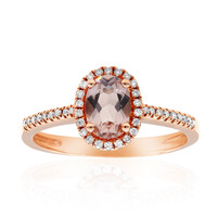 Bague en or et Morganite AAA (CIRARI)