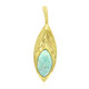 Pendentif en argent et Amazonite (MONOSONO COLLECTION)