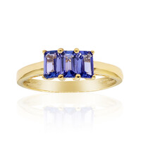 Bague en or et Tanzanite AAA