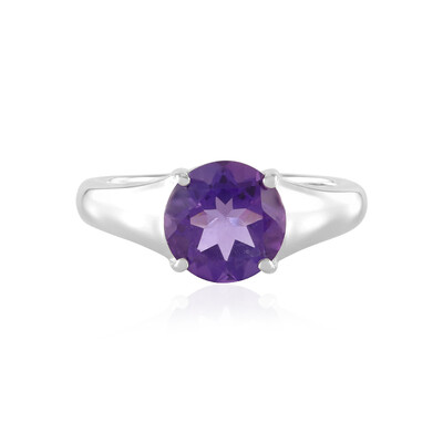 Bague en argent et Améthyste de Sibérie