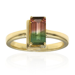 Bague en or et Tourmaline multicolore