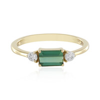 Bague en or et Tourmaline verte de Benedito (Adela Gold)