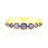 Bague en argent et Iolite