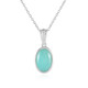 Collier en argent et Amazonite