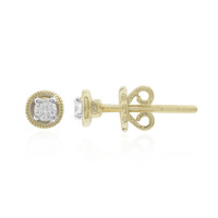 Boucles d'oreilles en or et Diamant SI1 (G)