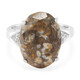 Bague en argent et Quartz Dinosaure