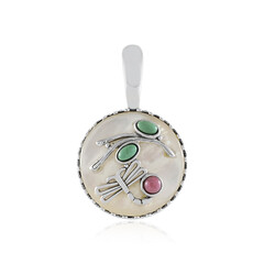 Pendentif en argent et Nacre (Desert Chic)