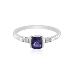 Bague en argent et Iolite