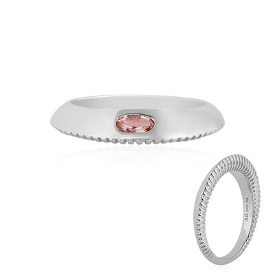 Bague en argent et Tourmaline rose (SAELOCANA)